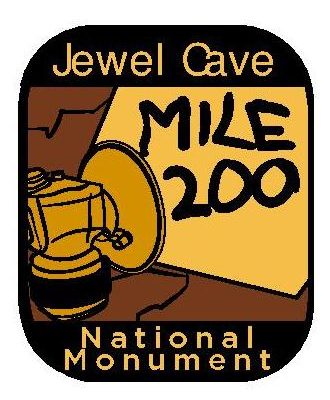 Jewel Cave Mile 200 Lantern Pin