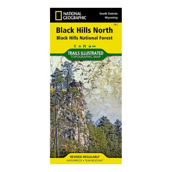 Black Hills Topographic Map by National Geographic – Waterproof & Tear-Resistant - Image 2