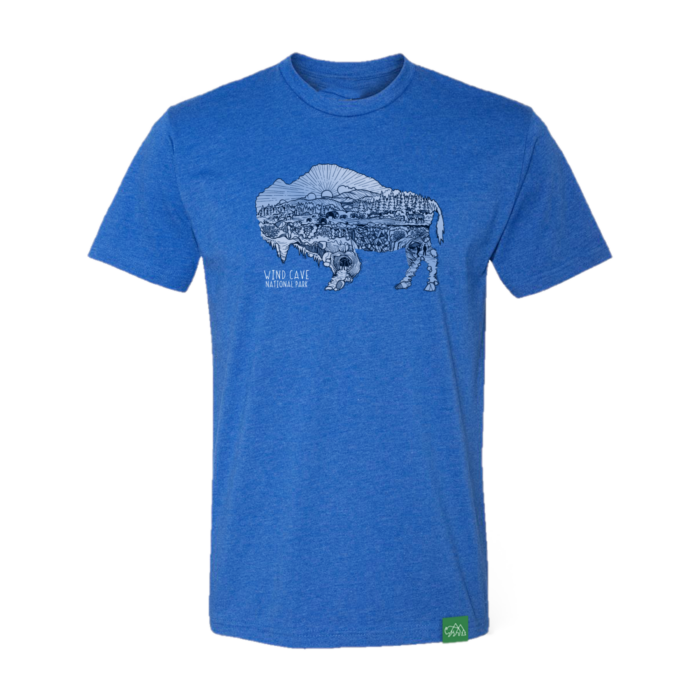 Wind Cave Bison Sketch T-Shirt