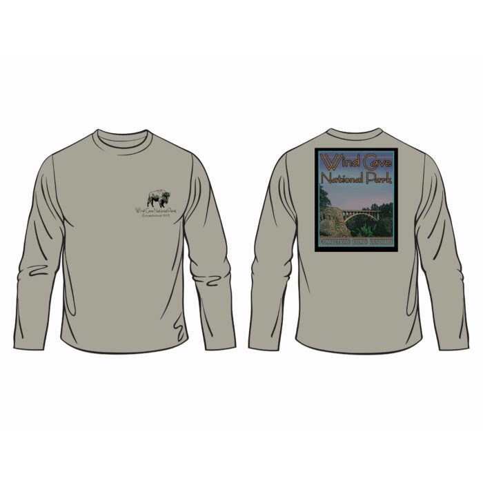 Wind Cave (adult) long sleeve t-shirt