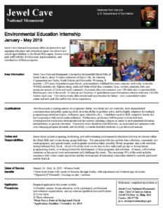 Environmental Education Internship