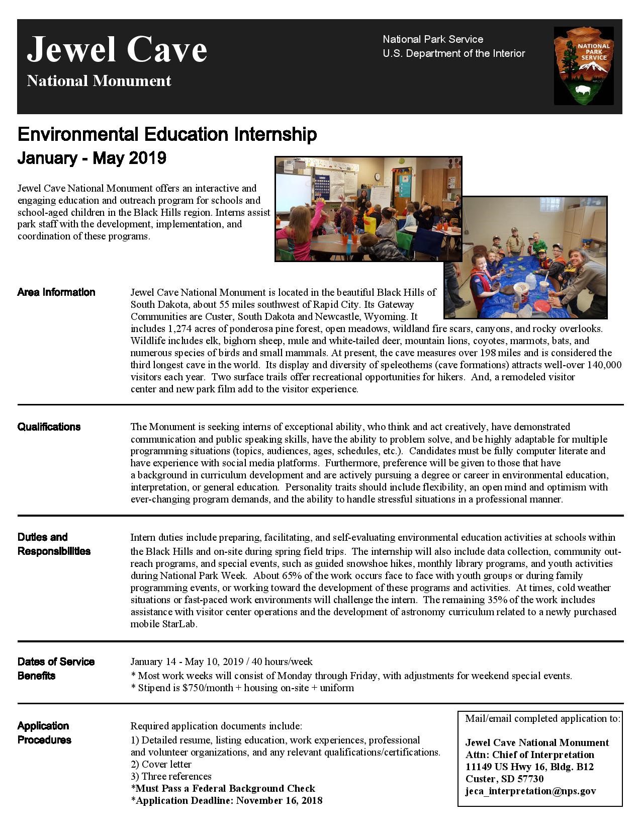 Environmental Education Internship