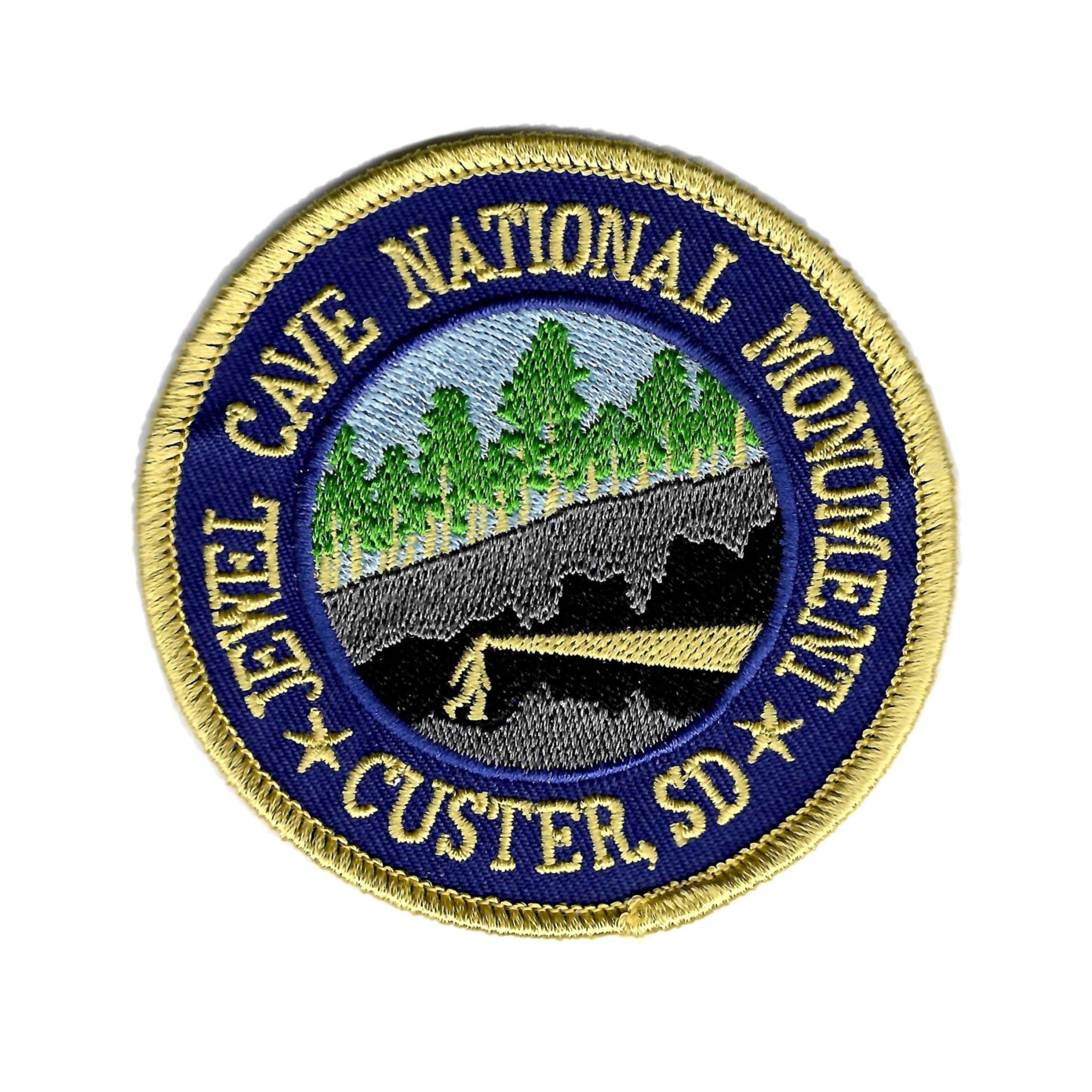 Jewel Cave National Monument Custer South Dakota Souvenir Patch 