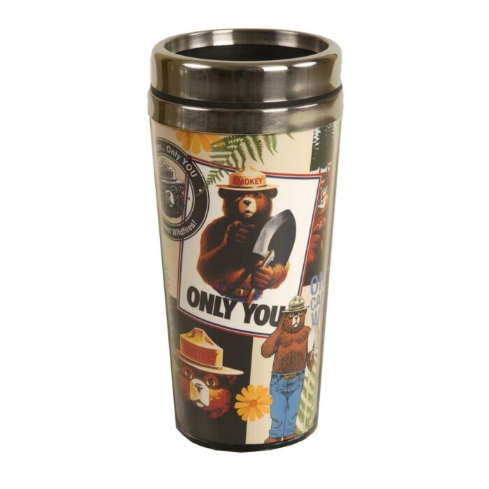 Smokey Bear Collage Tumbler