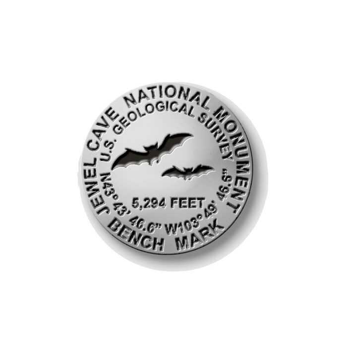 JEWEL CAVE BAT GEO MARKER PIN