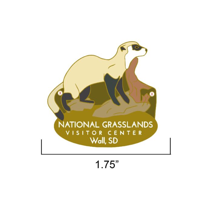 National Grasslands Visitor Center Hiking Medallion - Image 2
