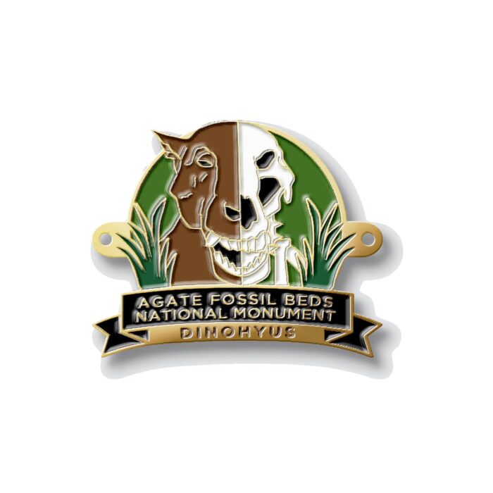 Agate Fossil Beds Dinohyus Hiking Medallion