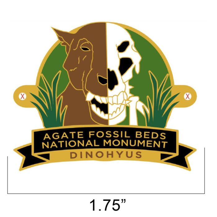 Agate Fossil Beds Dinohyus Hiking Medallion - Image 2