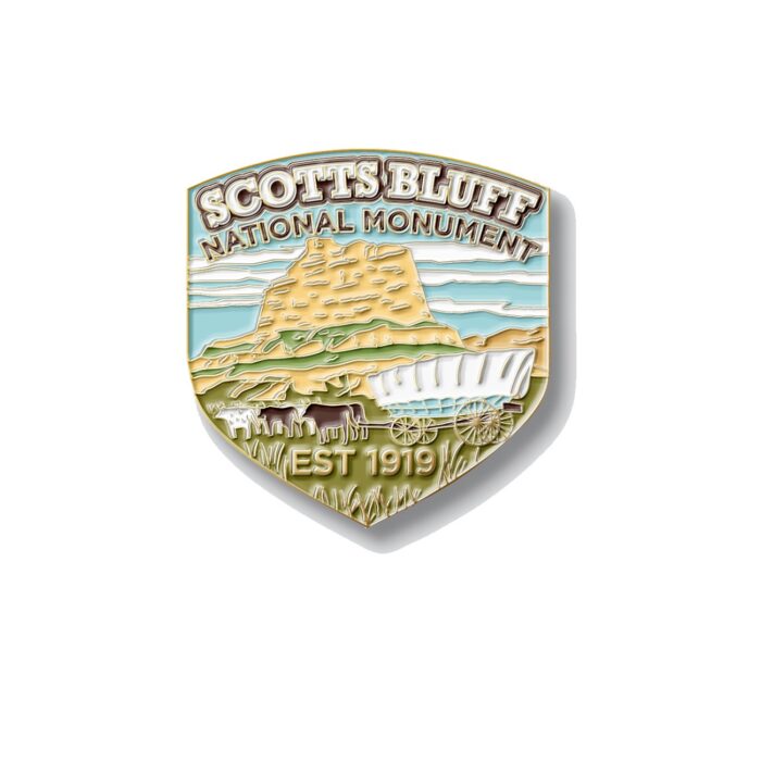 Scotts Bluff N.M. Eagle Rock Pin