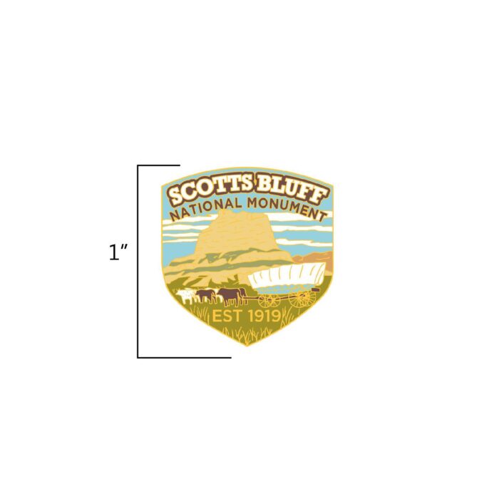 Scotts Bluff N.M. Eagle Rock Pin - Image 2