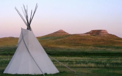 Darrell Red Cloud to erect painted tipis on Agate Fossil Beds National Monument’s birthday.