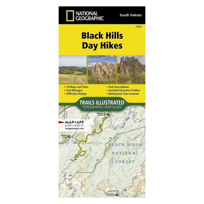 Black Hills Day Hikes Map (National Geographic)