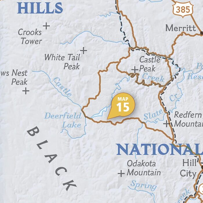 Black Hills Day Hikes Map (National Geographic) - Image 7
