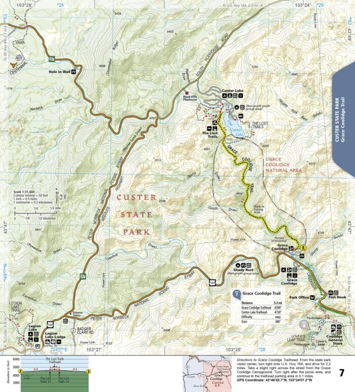 Black Hills Day Hikes Map (National Geographic) - Image 5