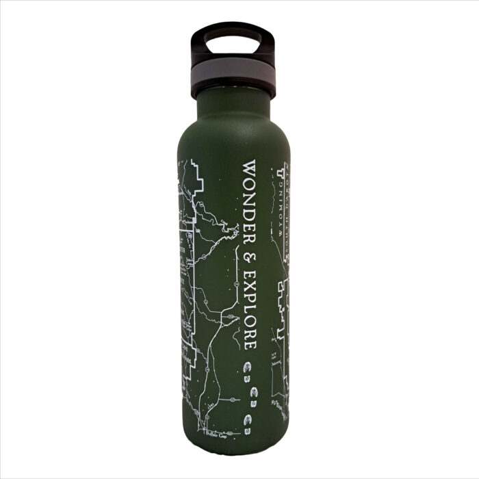 Black Hills Map Water Bottle