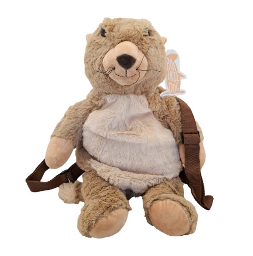 prairie dog plush backpack