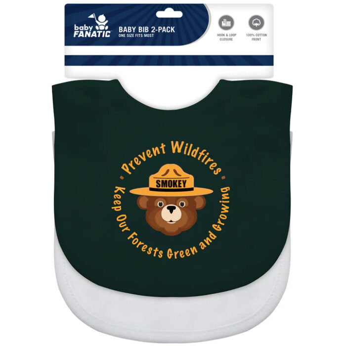 Smokey Bear Baby Bibs - 2 Pack - Image 2