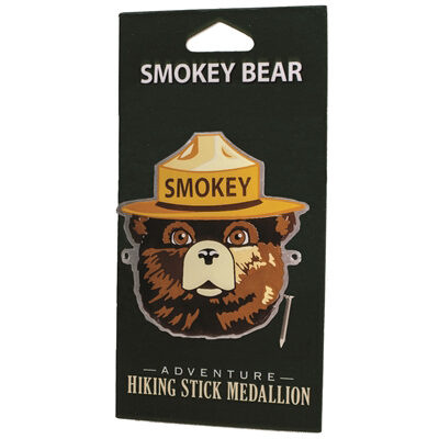 Smokey Bear Hiking Medallion