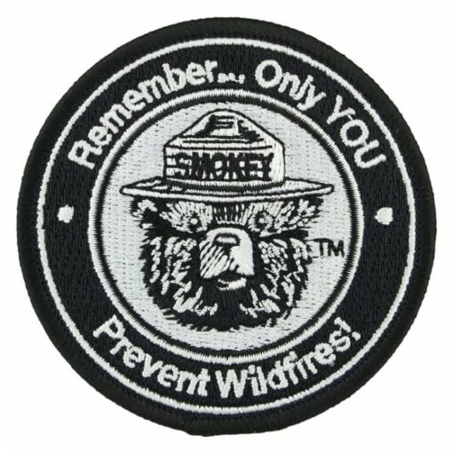 Smokey Bear Remember Round Patch