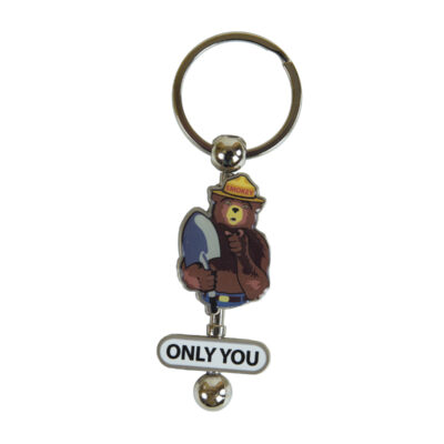 Smokey Bear Spinner Keychain