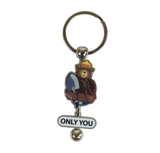 Smokey Bear Spinner Keychain