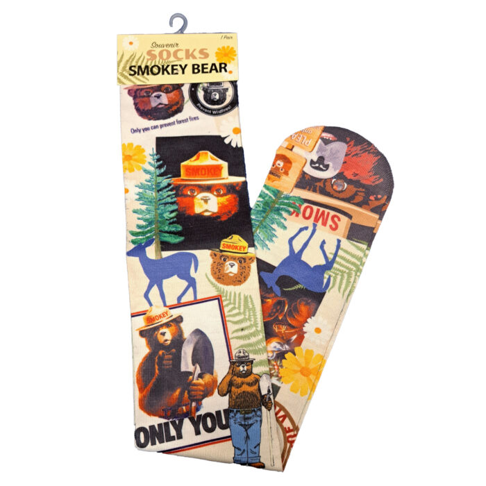 Smokey Bear Tube Socks Adult