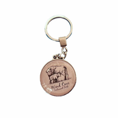 Wind Cave Field Note Keychain Front