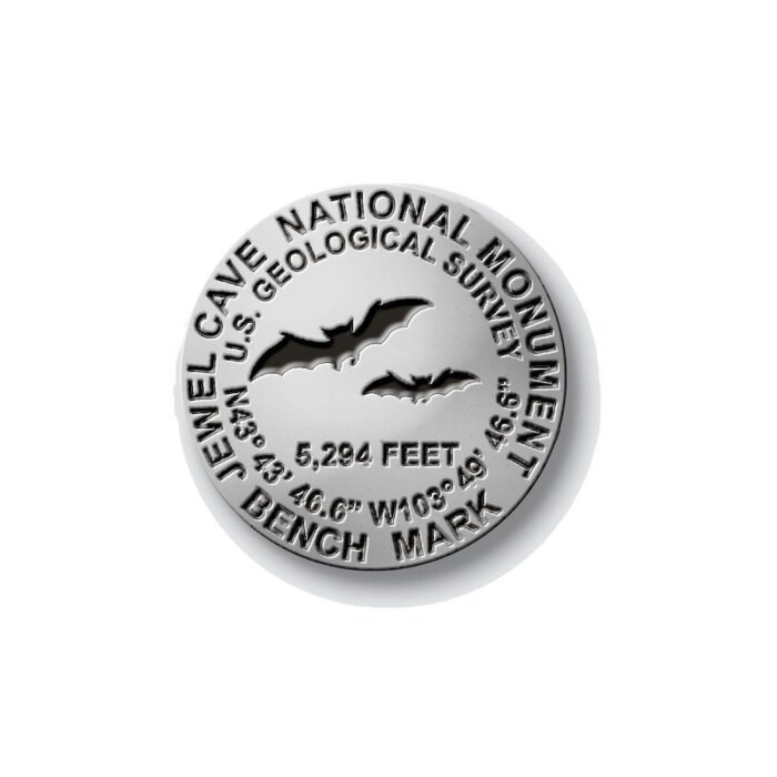 JEWEL CAVE BAT GEO MARKER PIN