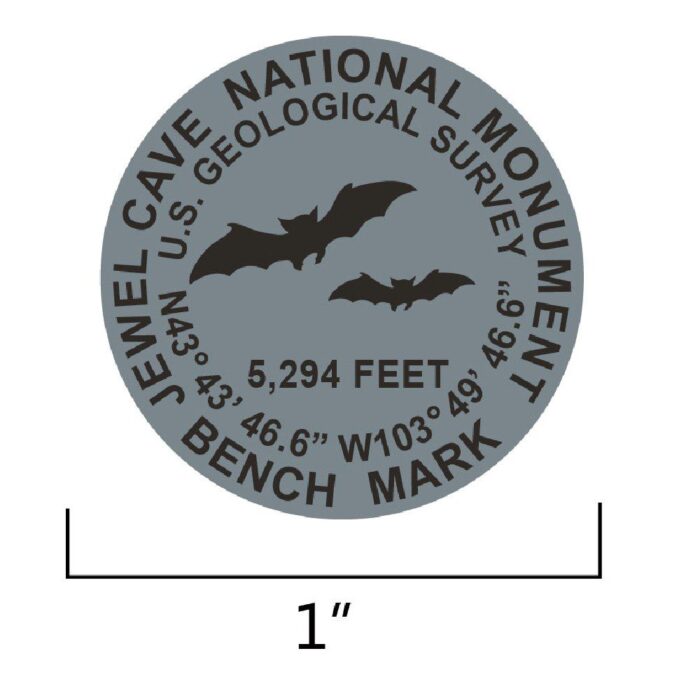 JEWEL CAVE BAT GEO MARKER PIN - Image 2