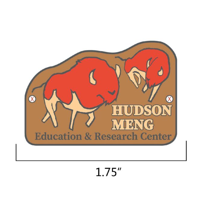 Hudson Meng Bison Kill Hiking Medallion - Image 2