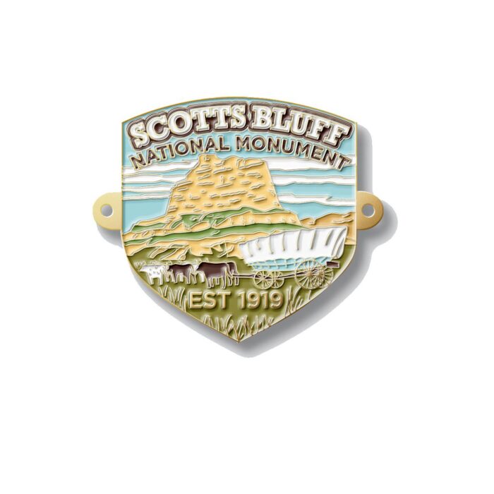 Scotts Bluff N.M. Eagle Rock Hiking Medallion