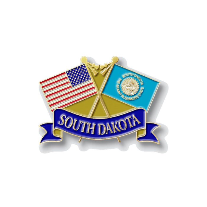 South Dakota Flag Pin