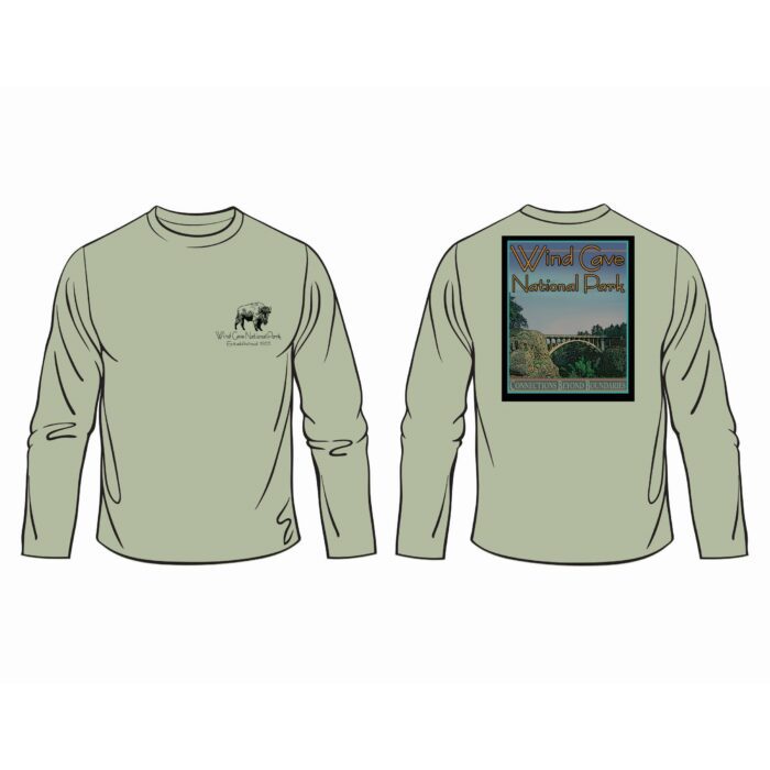 Wind Cave (adult) long sleeve t-shirt - Image 2