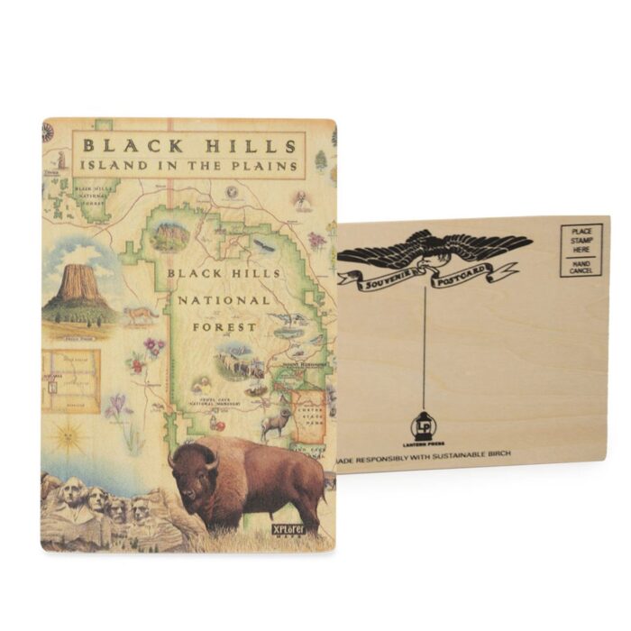 Black Hills Wooden Postcard