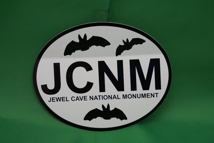 Sticker white & black oval - Image 2
