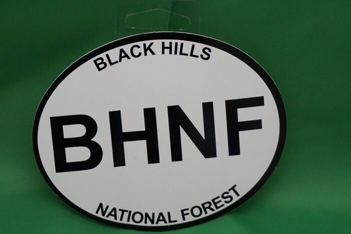 Sticker white & black oval - Image 3