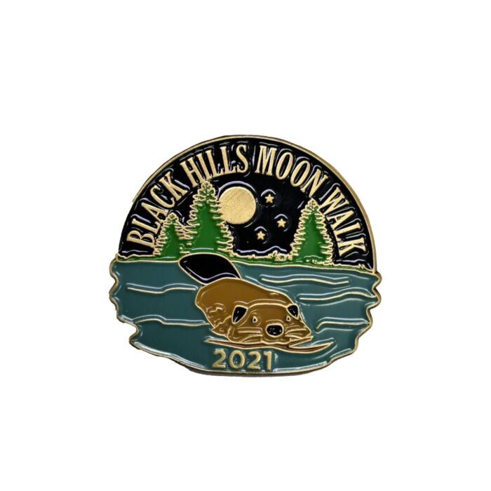 2021 Black Hills Moon Walk beaver lapel pin by L.W. Bristol Classics