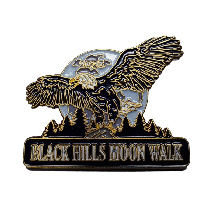 2023 Black Hills Moon Walk eagle lapel pin by L.W. Bristol Classics
