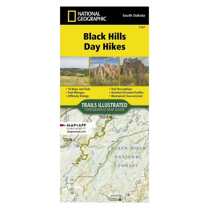 Black Hills Day Hikes Map (National Geographic)