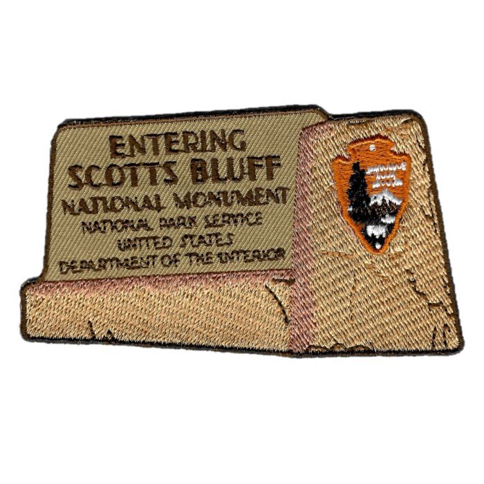 This Scotts Bluff N.M. Sign Patch