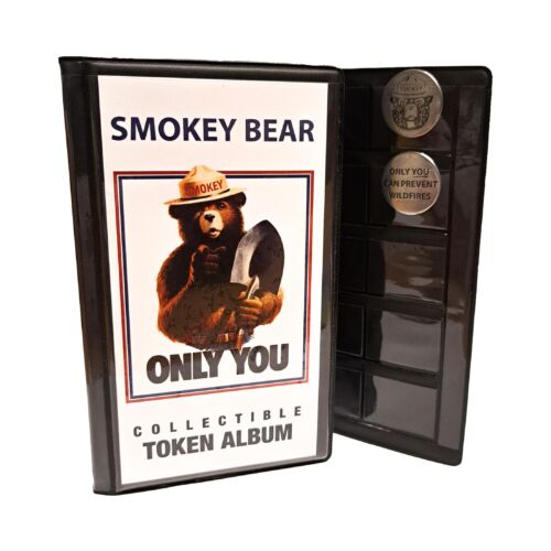 Smokey Bear Collectible Token Album with slotted pages
