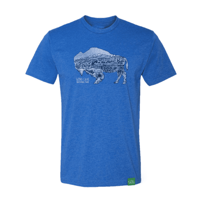 Wind Cave Bison Sketch T-Shirt