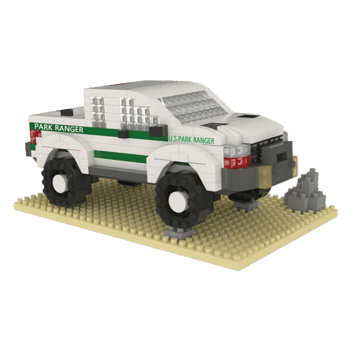 Park Ranger Truck Mini Building Blocks