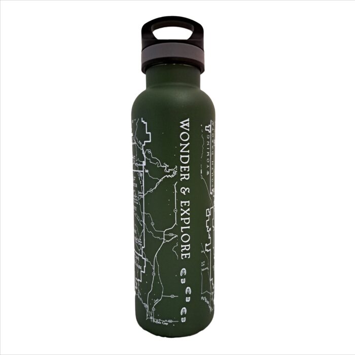 Black Hills Map Water Bottle
