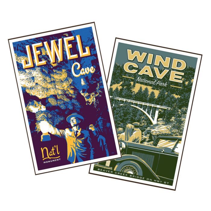 Scenic Highways Park Stickers