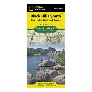 Black Hills South Trails Illustrated Map by National Geographic