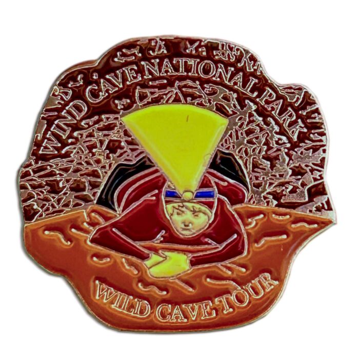 Wind Cave National Park Wild Cave Tour Enamel Pin