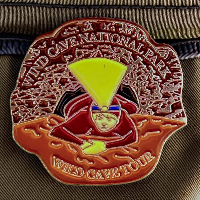 Wind Cave National Park Wild Cave Tour Enamel Pin - Image 2
