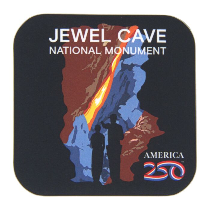America 250 Jewel Cave National Monument magnet, front
