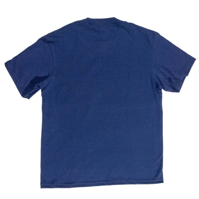 Plain navy back of the Wind Cave National Park prairie dog youth t-shirt.